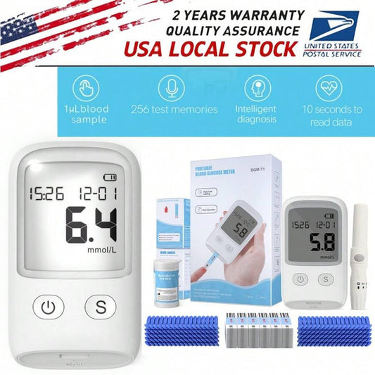 OFF 50%🔥Blood Glucose Meter Diabetes Test Kit