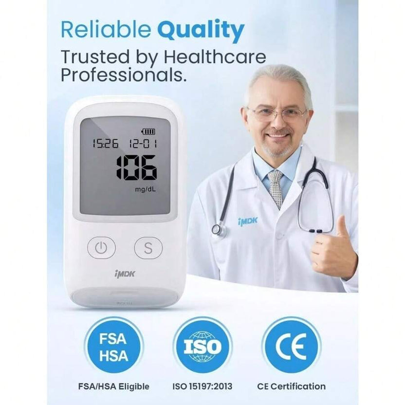 OFF 50%🔥Blood Glucose Meter Diabetes Test Kit