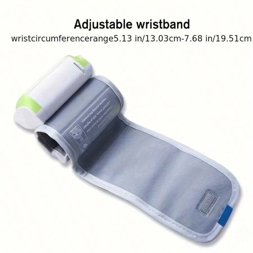 Sale Upto 🔥Digital Wrist Blood Pressure Monitor – LCD Screen, Voice, Portable Case