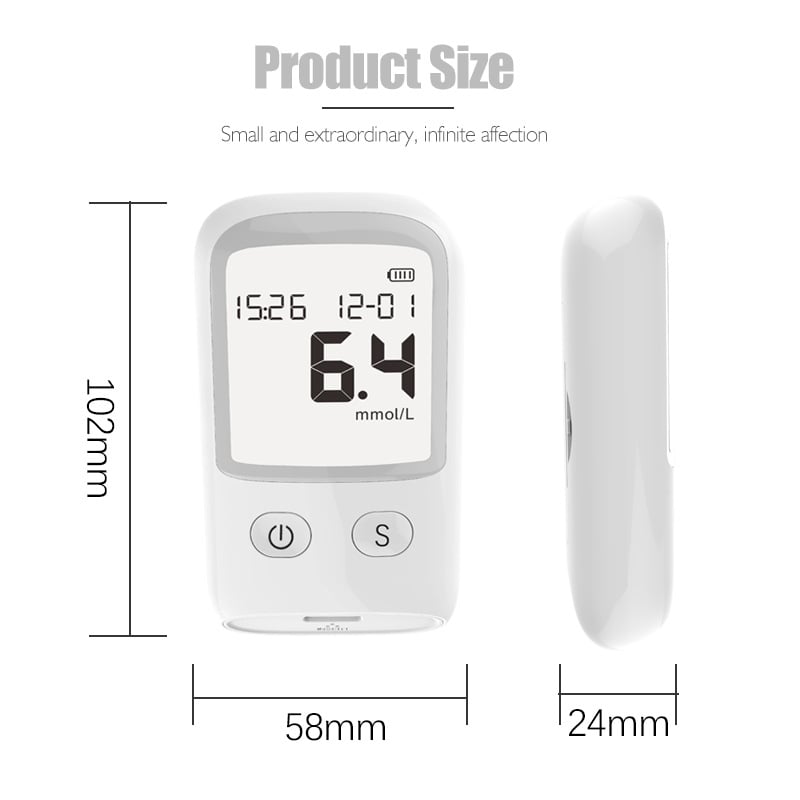 OFF 50%🔥Blood Glucose Meter Diabetes Test Kit