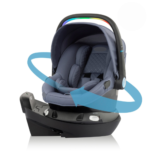 Revolve180 LiteMax NXT Rotating Infant Car Seat w SensorySoothe & Accessory Load Leg