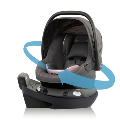 Revolve180 LiteMax NXT Rotating Infant Car Seat with Green & Gentle