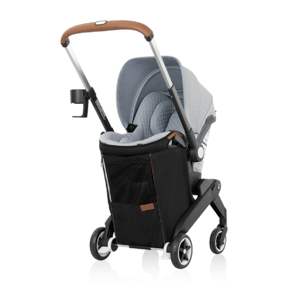 Shyft DualRide Infant Car Seat Stroller Combo with Carryall Storage & Extended Canopy and Green & Gentle Fabric