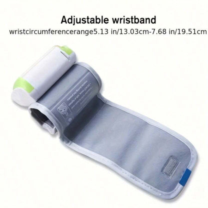Sale Upto 🔥Digital Wrist Blood Pressure Monitor – LCD Screen, Voice, Portable Case