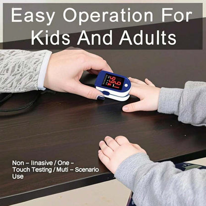 Deal Hot🔥Fingertip Pulse Oximeter – Portable SpO2 & O2 Monitor for Home or Sport