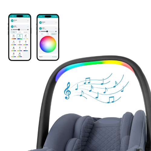 Revolve180 LiteMax NXT Rotating Infant Car Seat SensorySoothe